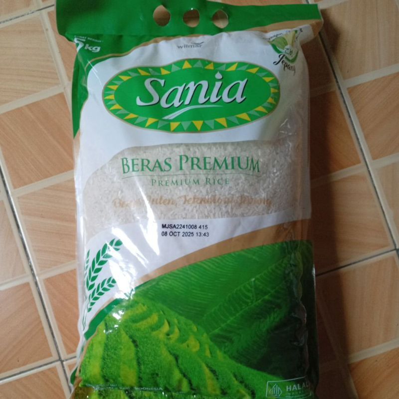 beras premium sania & beras lainnya 5kg (toko dina kediri)