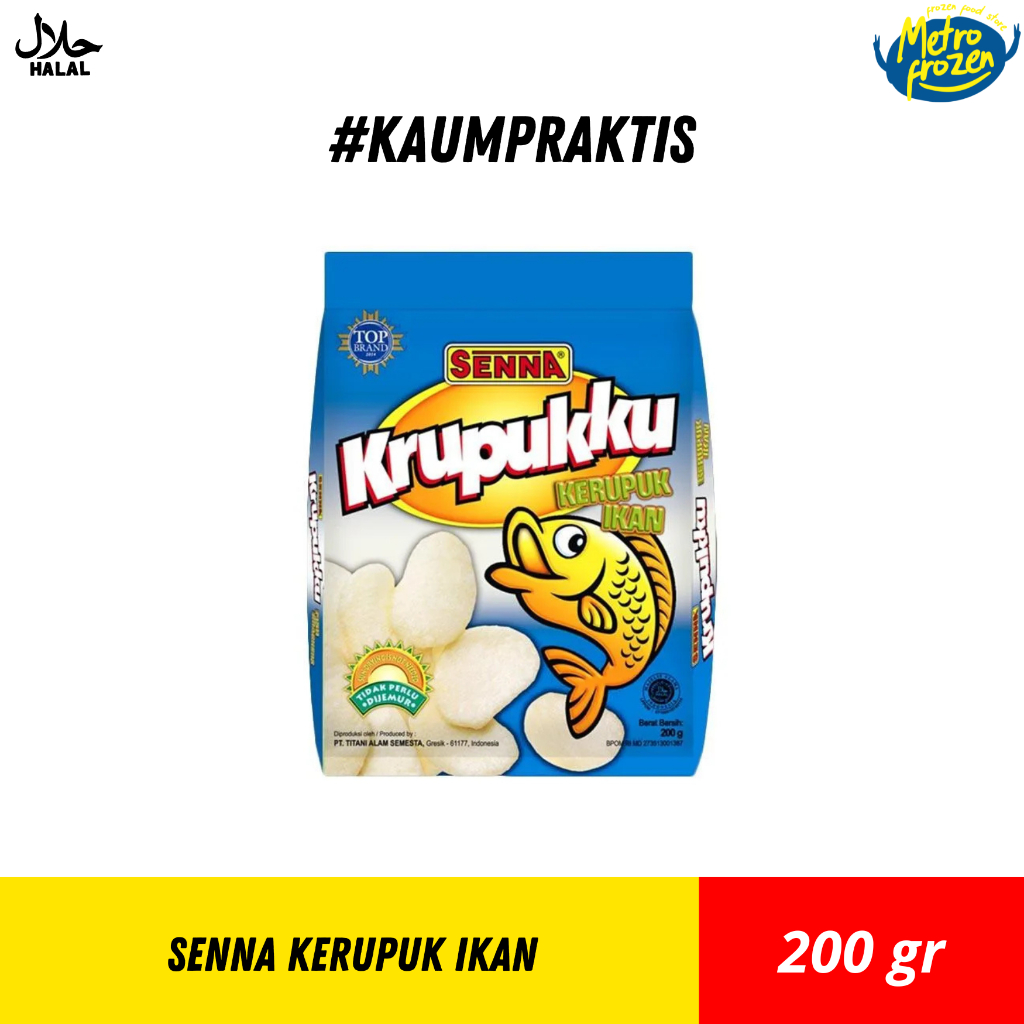 

Senna Kerupuk Ikan 200gr //senna krupukku //kerupuk enak instan Banjarmasin