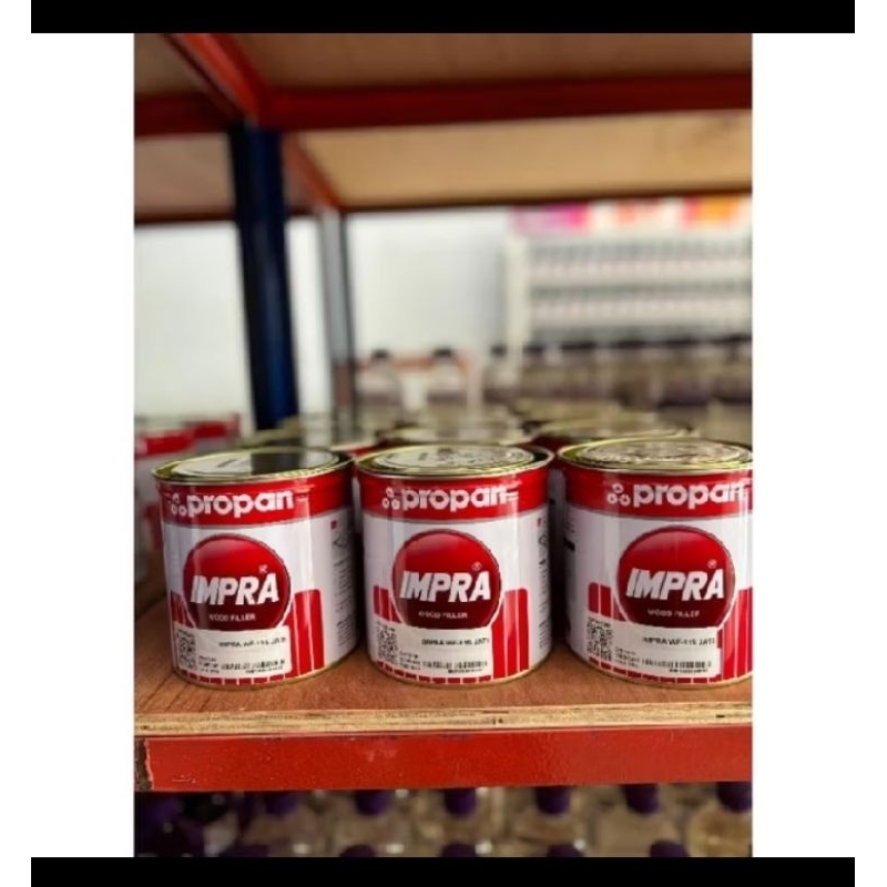 impra woodfiller TEAK dempul kayu impra propan 1 kg