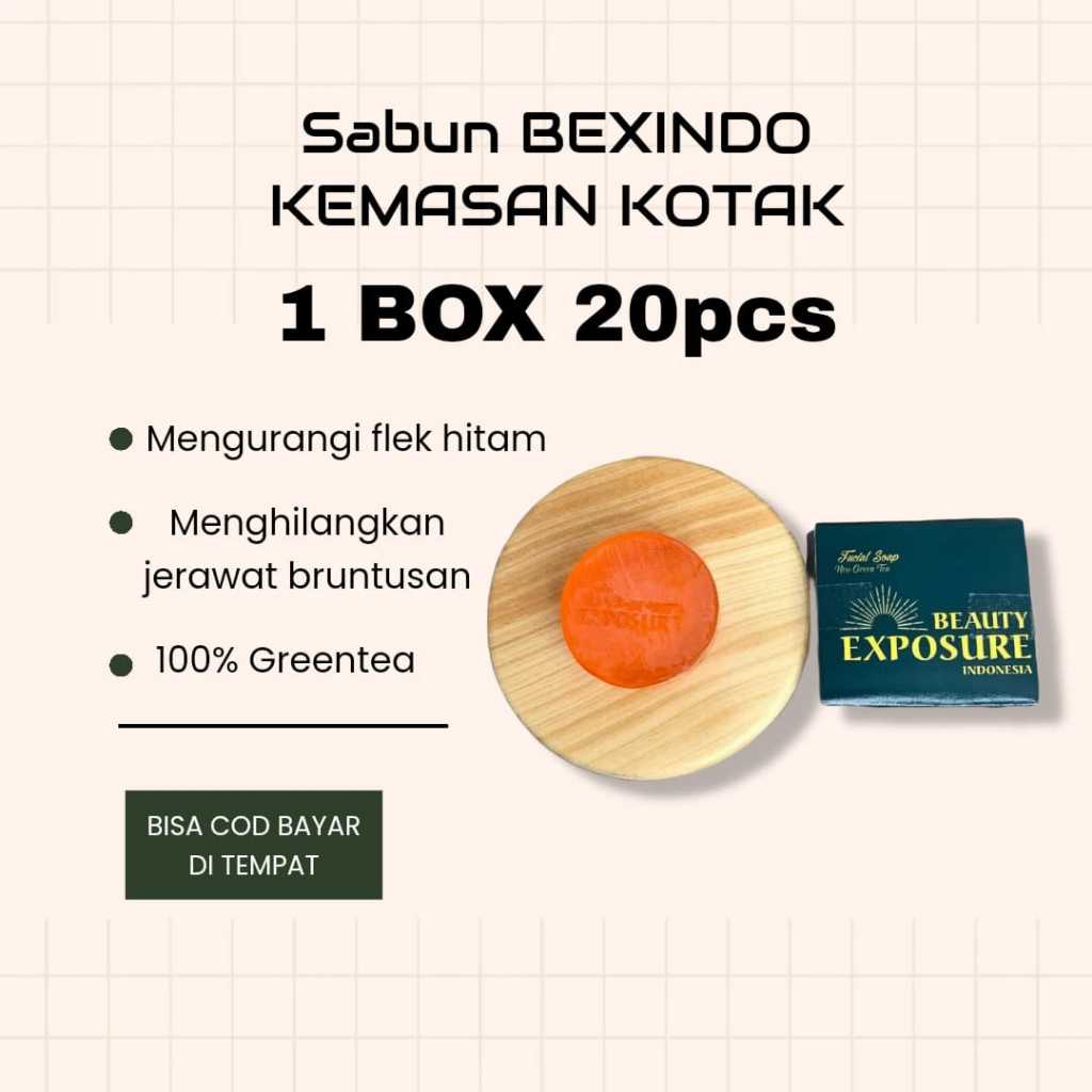 TERMURAH BISA COD ECER SABUN BEXINDO KOTAK | SABUN PERAWATAN WAJAH | SABUN PEMUTIH TERLARIS