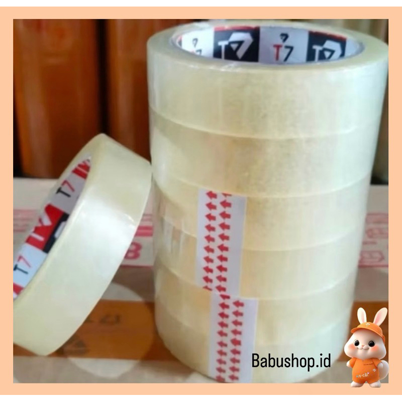 

BBS Isolasi T7 24 MM 90Yard 43 Micron daya rekat sangat lengket dan kuat