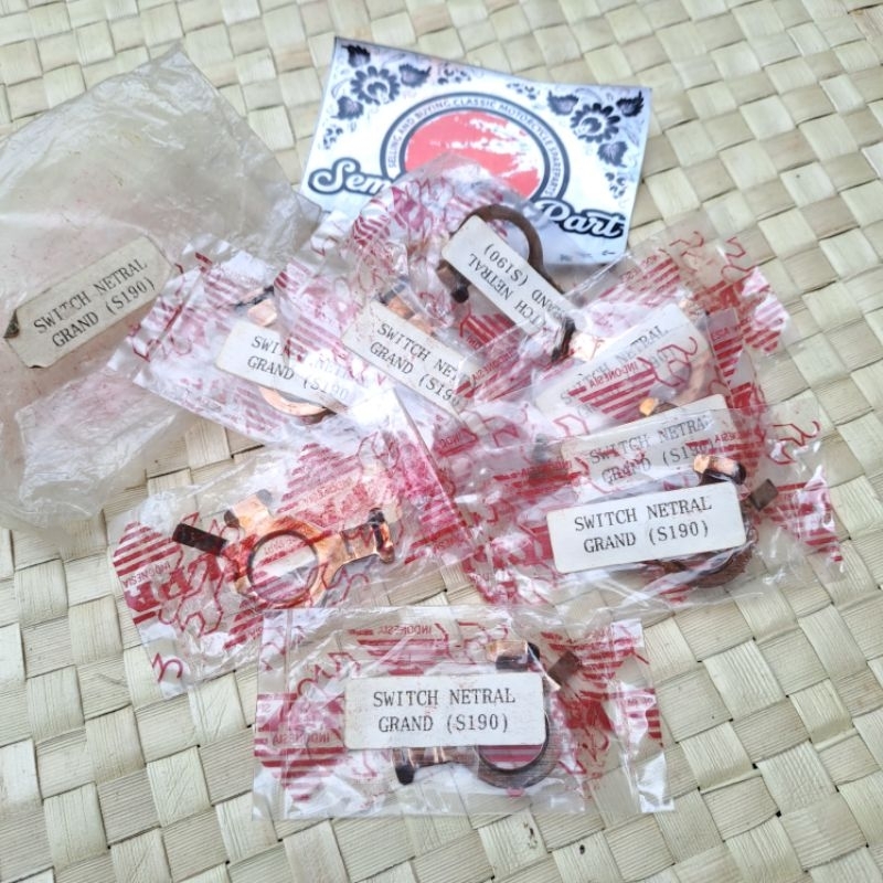 PLAT KUNINGAN SWIT SWITCH NETRAL HONDA  ASTREA PRIMA GRAND LEGENDA IMPRESSA NOS ALPA