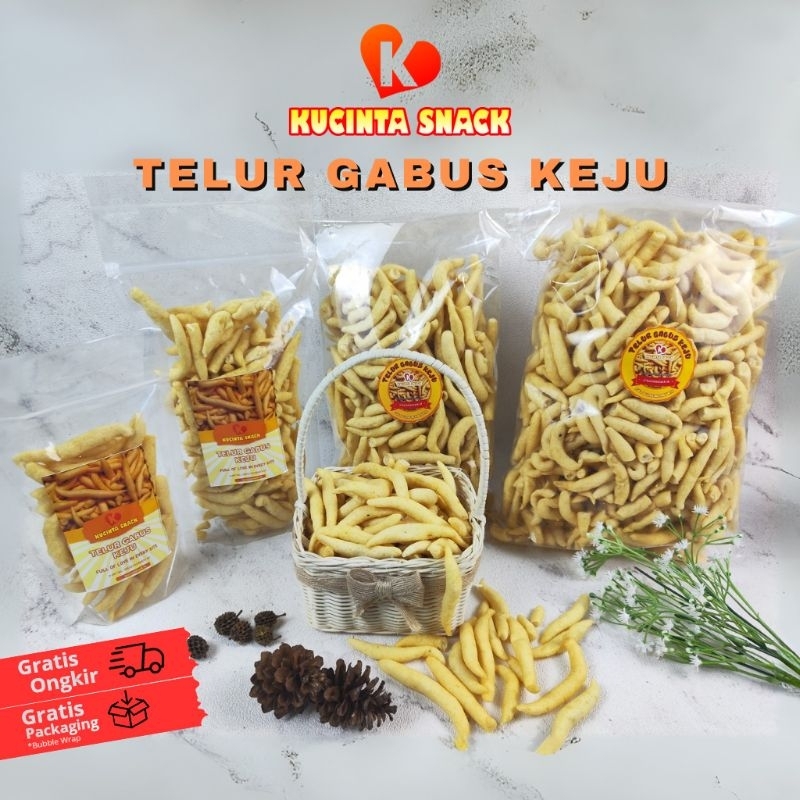 

Telur Gabus Keju 500 Gram 1 Kg Makanan Ringan Camilan Cemilan Gurih Stik Asin by Kucinta Snack