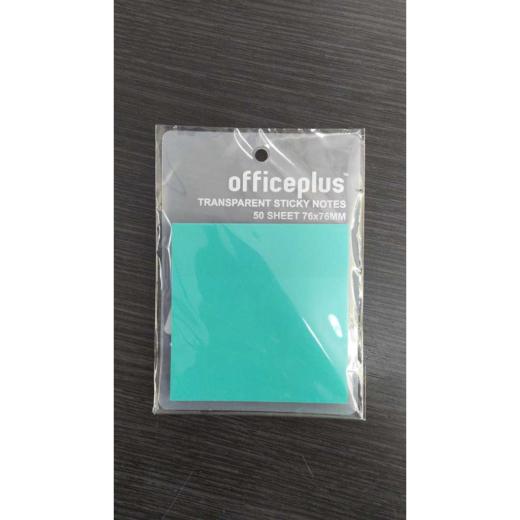 

Gramedia Bengkulu - Office Plus Sticky Note Transparan Tosca