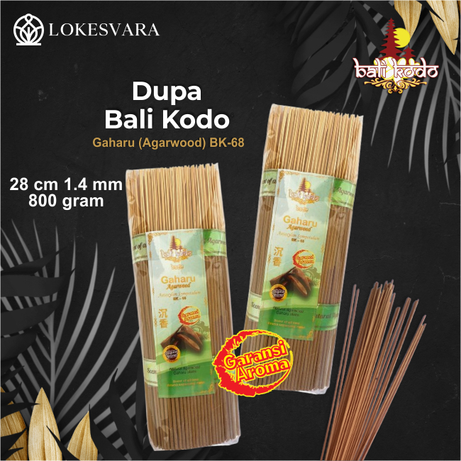 Dupa Hio Wangi Harum Alami Bali Kodo Gaharu Agarwood 28cm 800gram