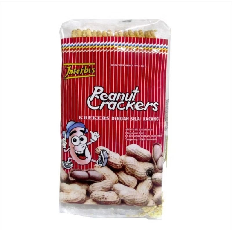 

Interbis Biscuit Crackers Peanut 330gr - Biskuit Kacang