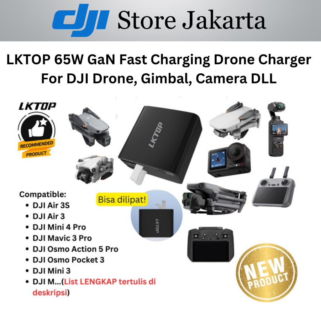Charger Battery Drone DJI Air 3S DJI Mini 4 Pro DJI Mavic 3 Classic DJI Mavic 3 Pro DJI Mini 3 DJI M