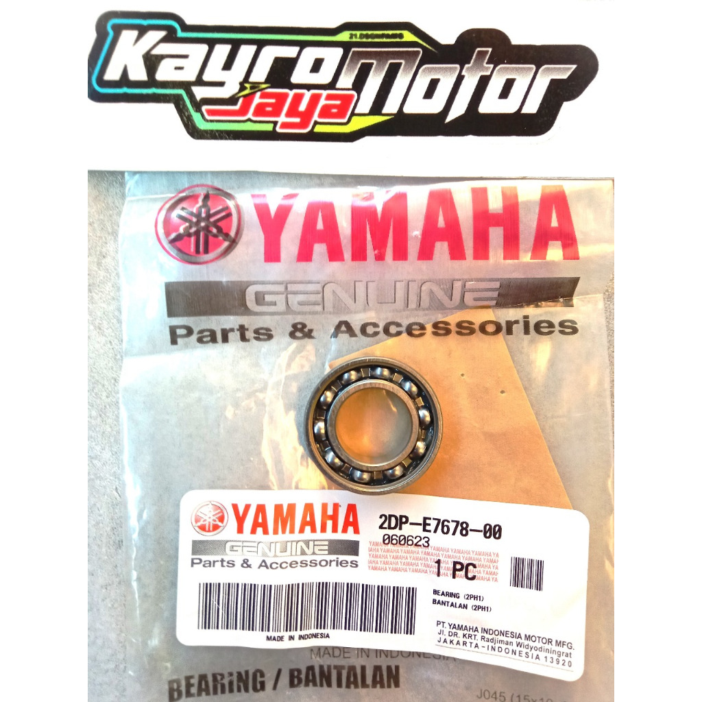 BEARING LAHAR LAHER PULLY PULI NMAX AEROX LEXI MIO M3 FREEGO ASLI ORIGINAL YAMAHA 2DP-E7678-00