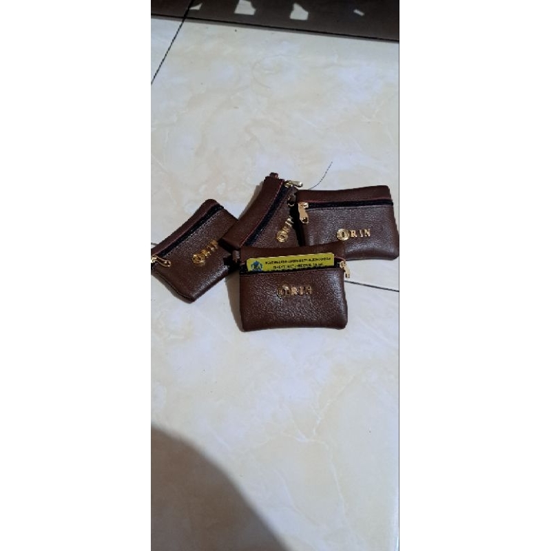 dompet koin/  dompet kartu kulit sapi asli