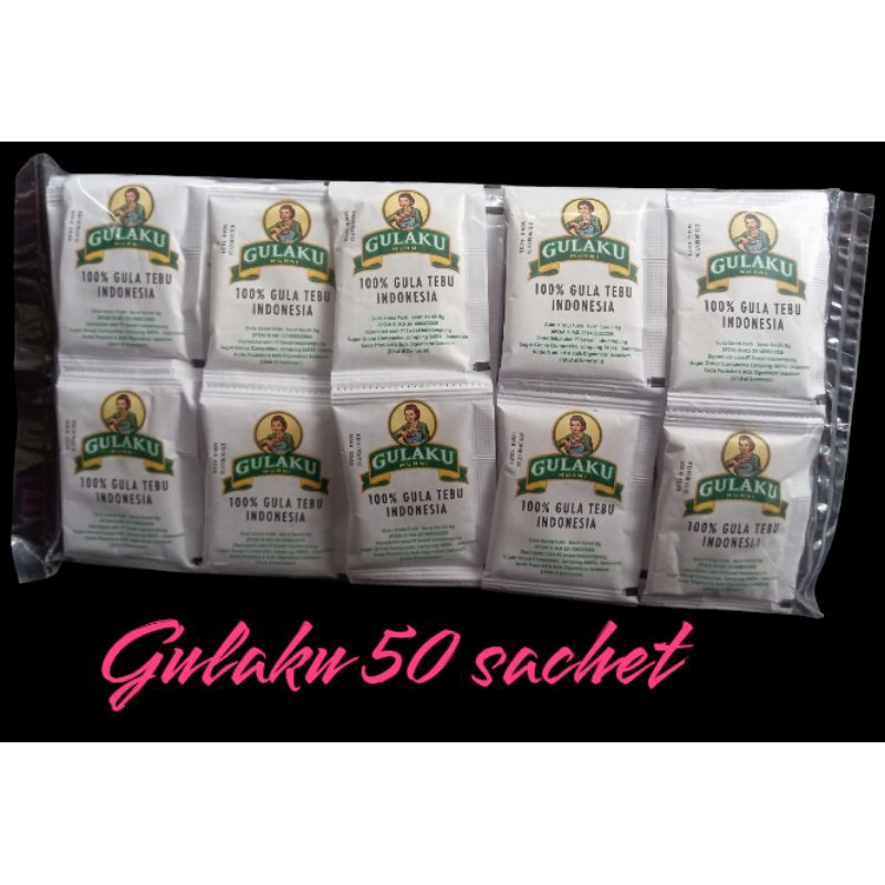 

Gulaku isi 50 sachet