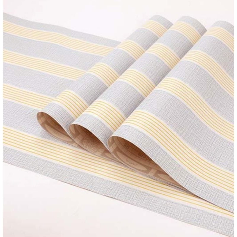 WALLPAPER DINDING MURAH, WALLPAPER DINDING MOTIF SALUR GOLD