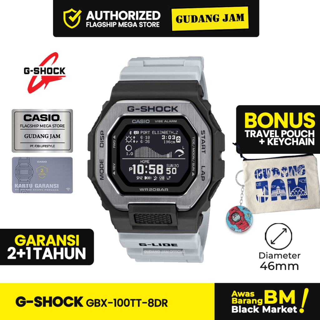 Jam Tangan G-Shock GBX-100TT-8DR GBX-100TT GBX-100 GBX100TT GBX 100TT