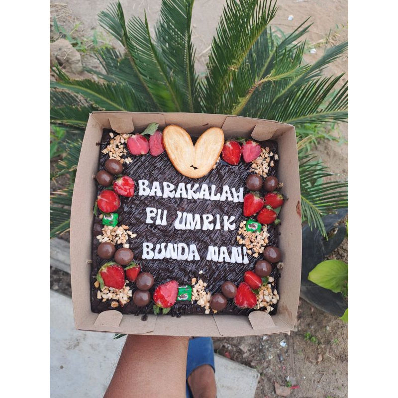 

Brownies fudgy ukuran 20×20