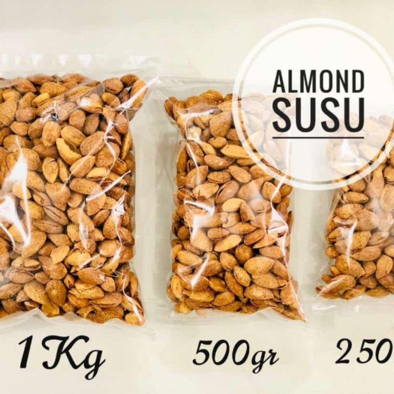 

Almond susu/Almond berkulit/Almond berkualitas