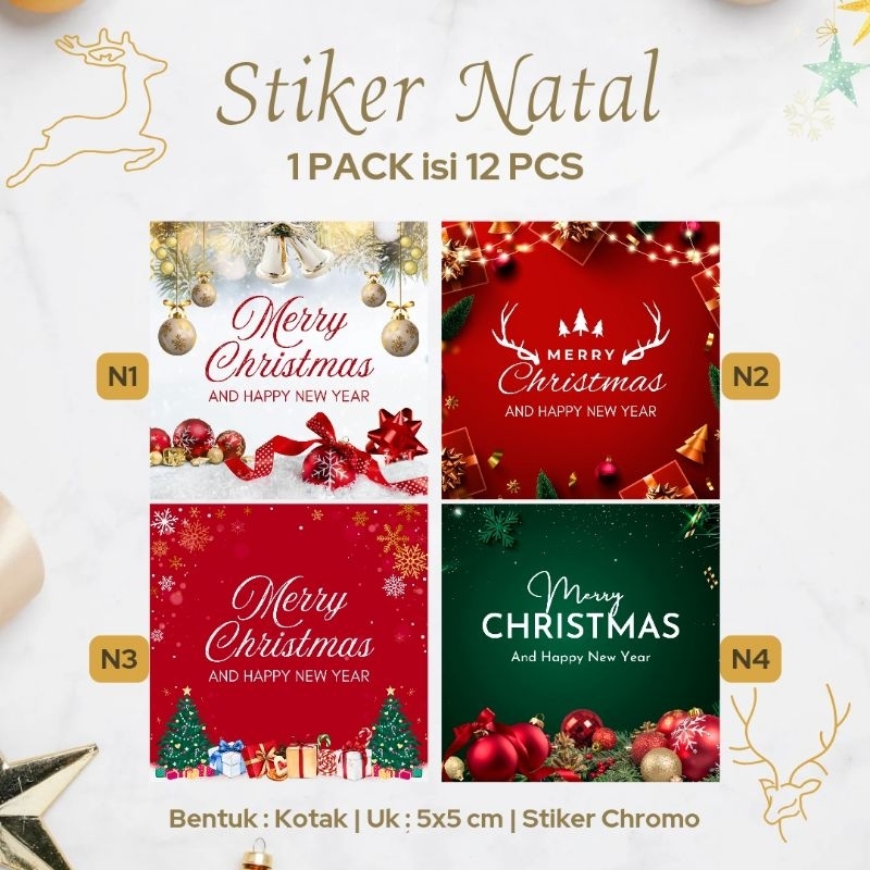 

Stiker Natal Sticker Toples Christmas Stiker Hampers Natal 2024 Stiker Christmas