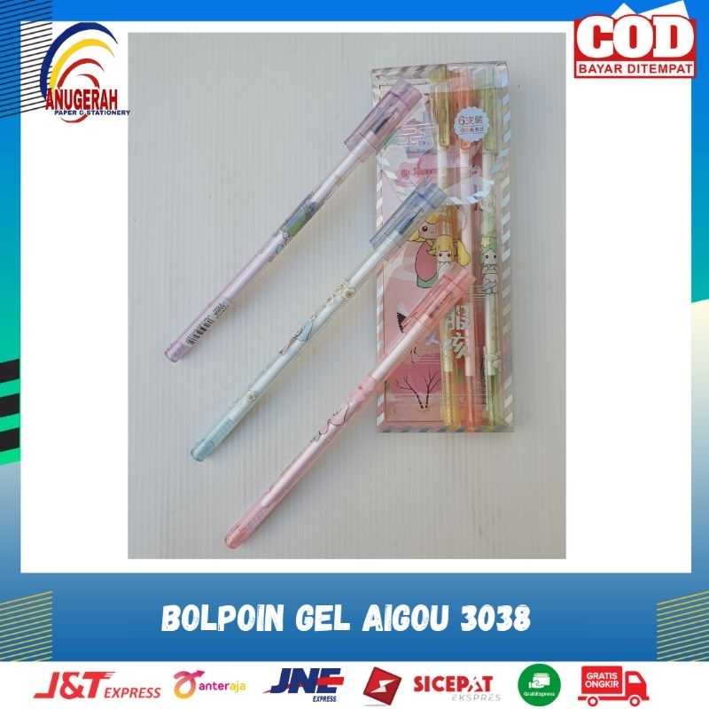 

BOLPOIN GEL AIGOU 3038 (SET)