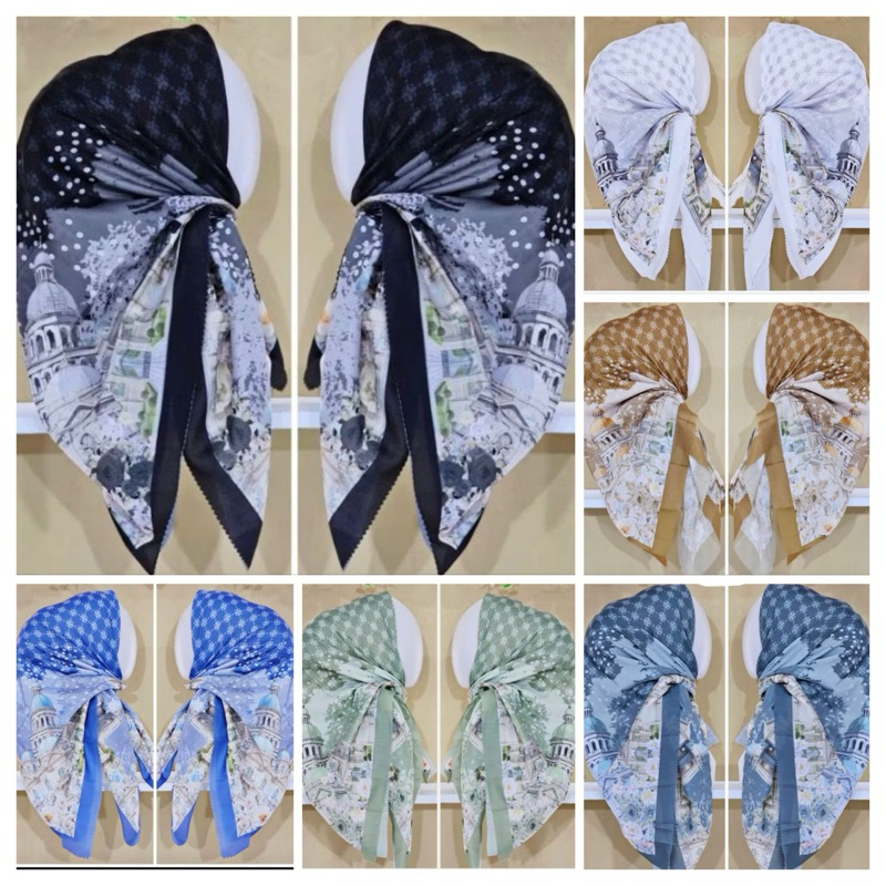 HIJAB VOAL MOTIF MASJIDIL/SEGIEMPAT VOAL MASJIDIL