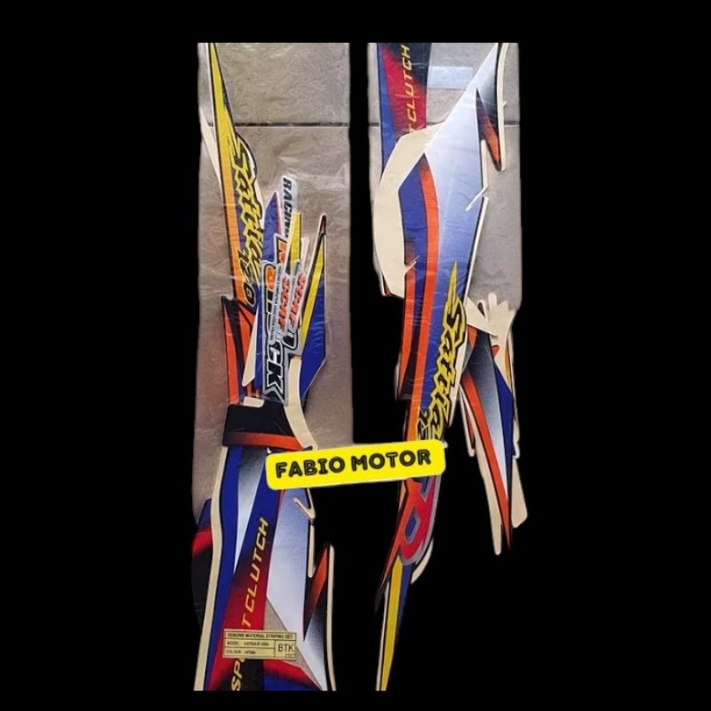 STRIPING SATRIA 2T LUMBA 1999 HITAM FULL