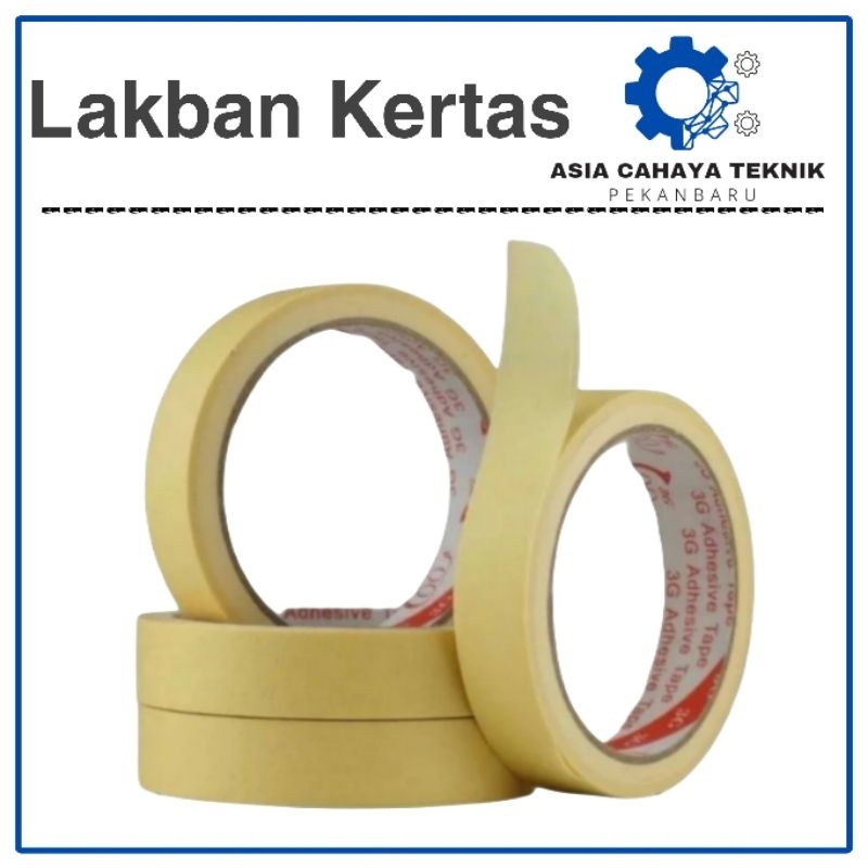 

Isolasi Lakban Kertas 1 Inch Masking Tape 1