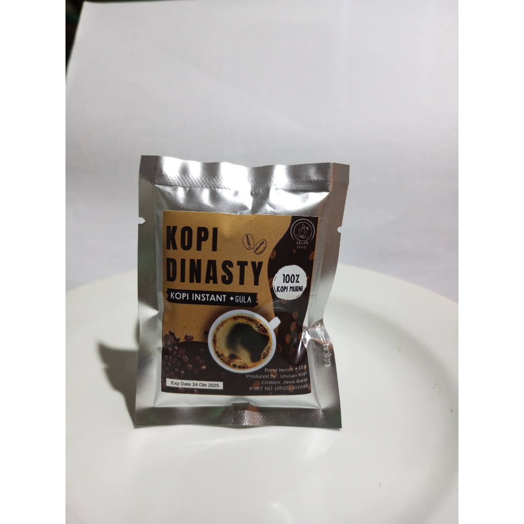 

Kopi Gula Sachet Less Sugar (Cibunar), Kopi Dinasty (isi 10 sachet)