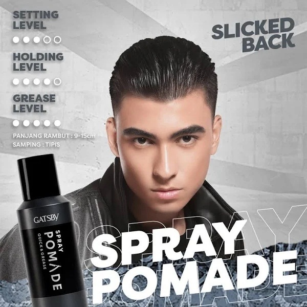 GATSBY Spray Pomade 150ml Pomade Spray Rambut Pria