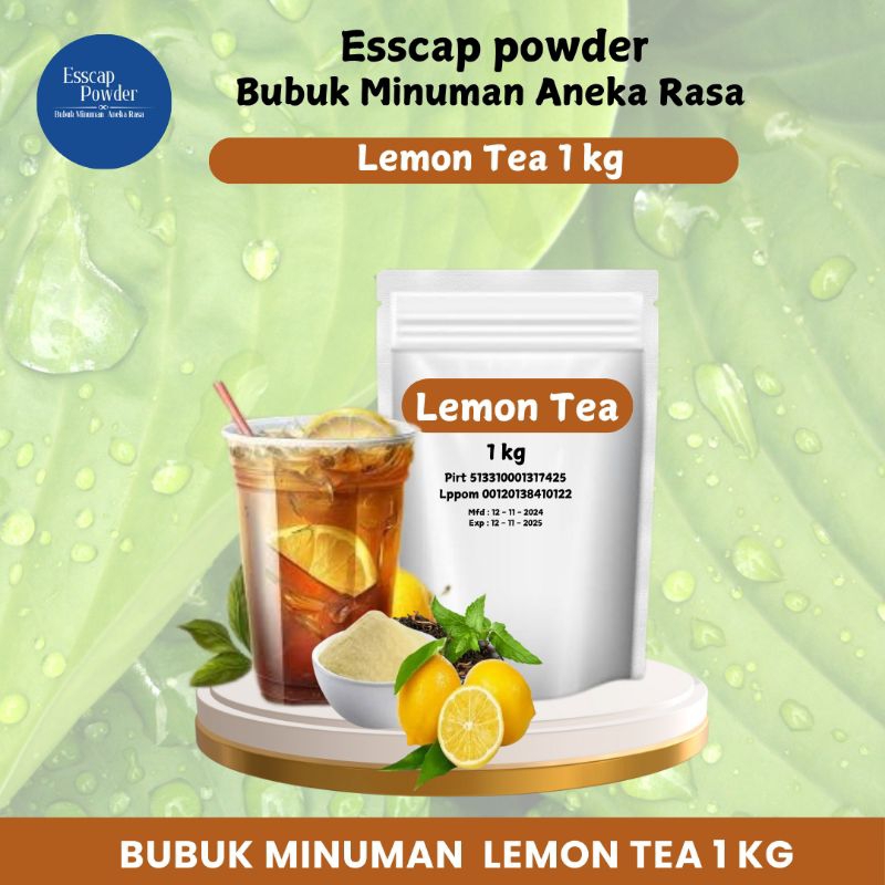 

Bubuk Minuman Lemon Tea 1kg – Minuman Instan Segar, Praktis, dan Nikmat, Cocok untuk Sajian Dingin atau Hangat