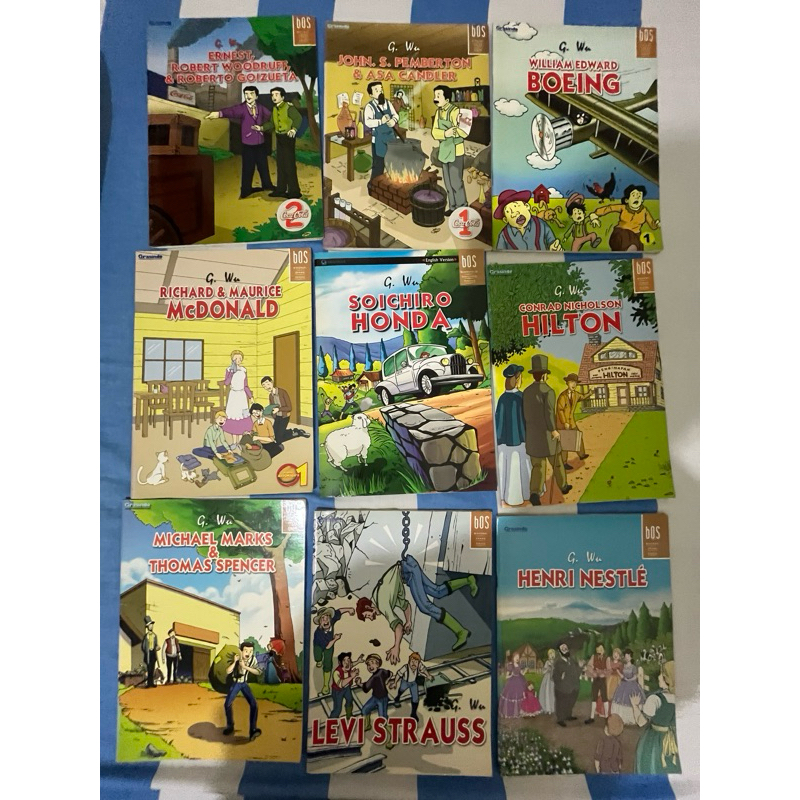 Komik Biografi Orang Sukses BOS G Wu Second