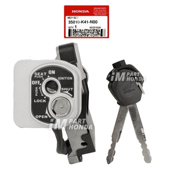 [35010-K41-N00] KUNCI KONTAK SET SUPRA X 125 FI NEW 2014 2015 2016 2017 2018 2019 2020 2021 / HELM I