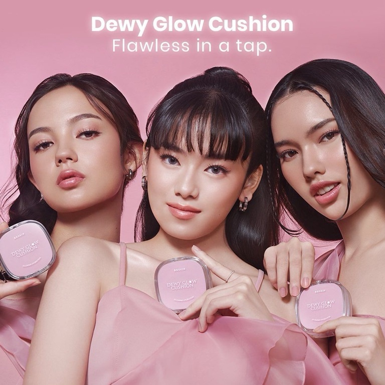 Top Promo BG Skin Dewy Glow Cushion  Flawless in a Tap  3 Shades  BG Skin Store Tulungagung Pusat