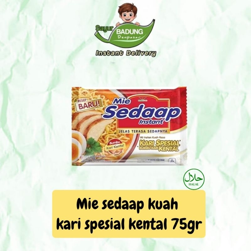 

Mie Sedaap kuah Kari Spesial 75gr