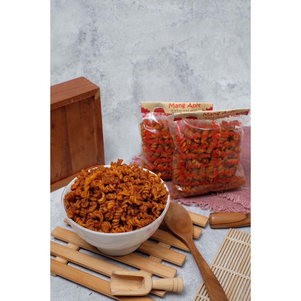 

Makaroni Ulir Mangapit Besar 120gram