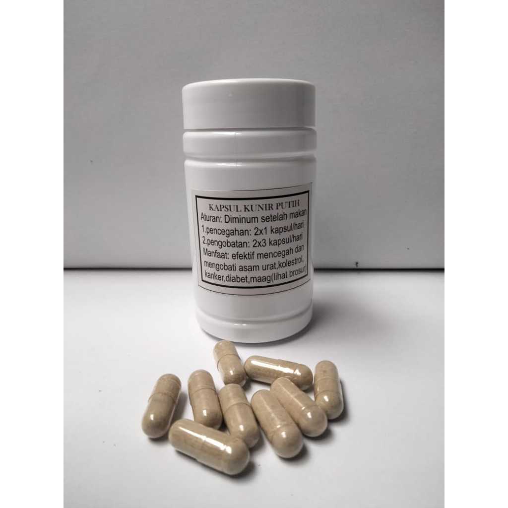KUNIR PUTIH KAPSUL KUNIR PUTIH PROF DWIYATI KAPSUL CURCUVAL 60 KAPSUL