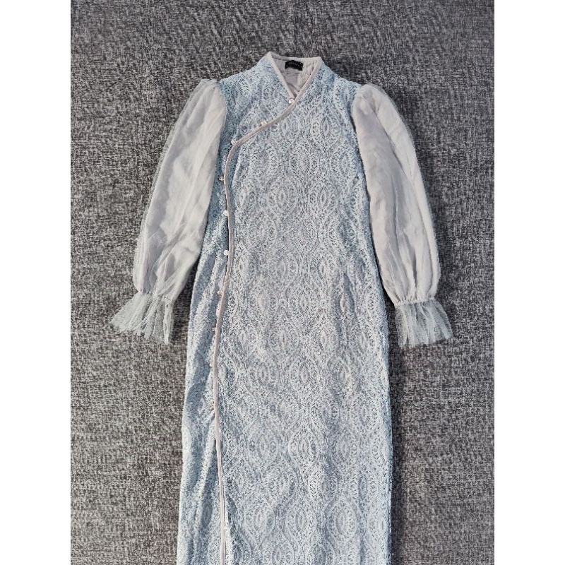 (PRELOVED) ABINAYA mayleen dress | dress kondangan pesta brokat vintage | kebaya wisuda