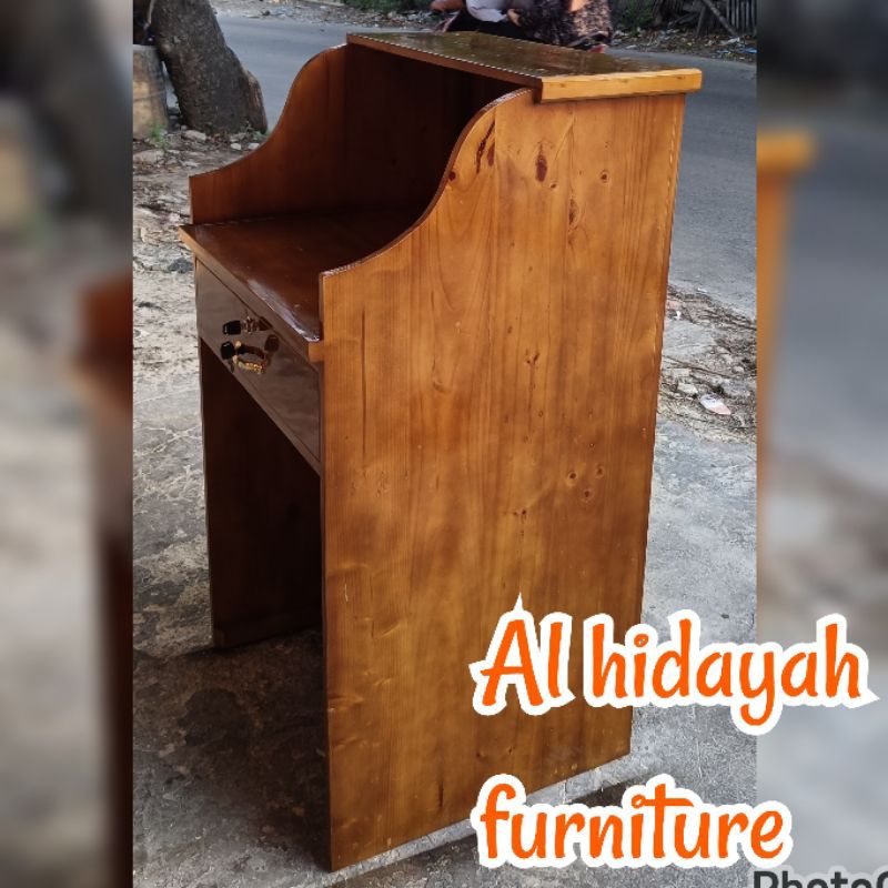 Meja Kasir Kayu Jati Belanda / Meja kasir Resto Meja Kasir Cafe / Meja Kasir Jati Belanda