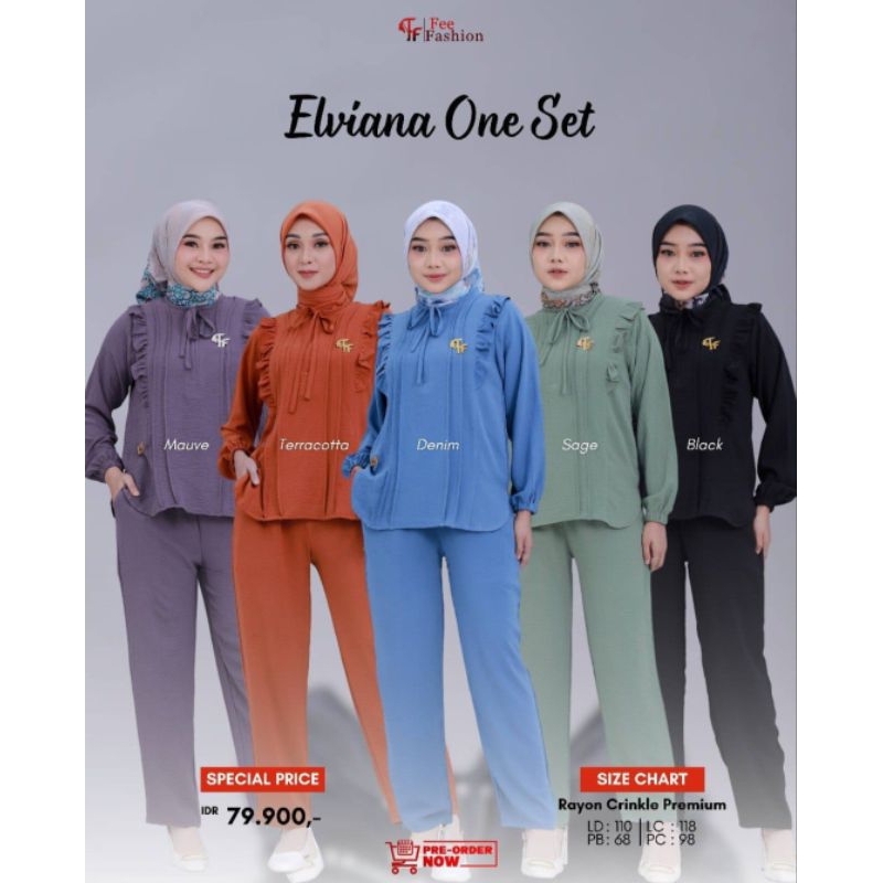 Elviana one set fee fashion