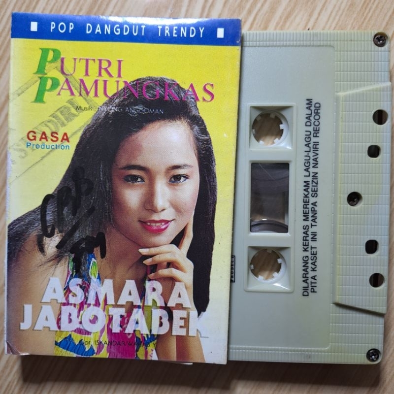 Kaset  Dangdut Putri Pamungkas Album Asmara Jabodetqbek