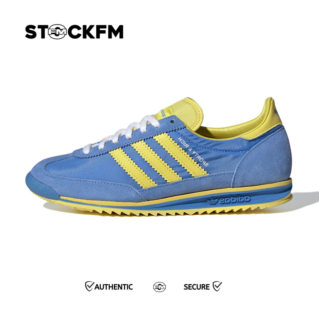 Adidas SL 72 Sporty & Rich Real Blue Light Yellow Cloud White (JH6701) Original