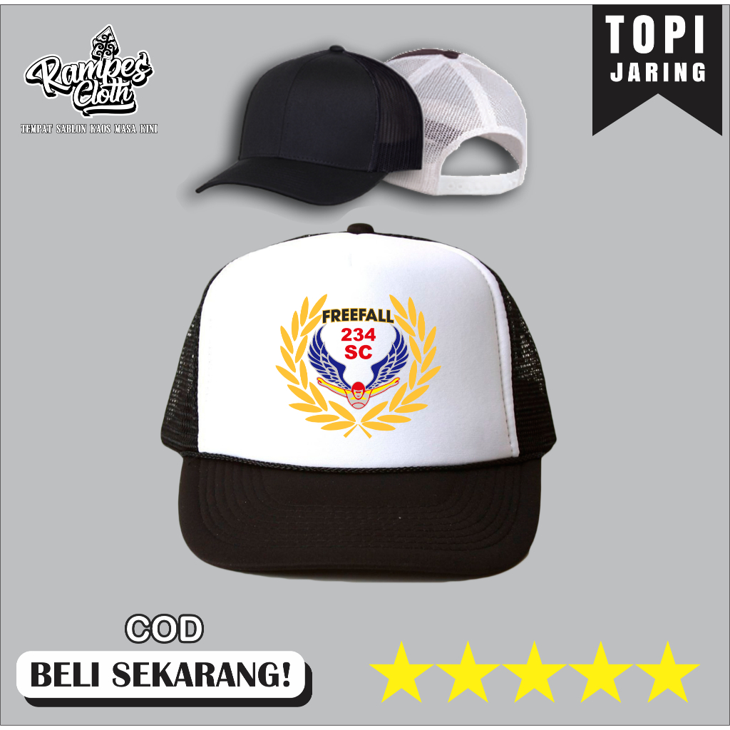 TOPI TRUCKER PRIA SC 234 - TOPI JARING SC 234 DISTRO KUALITAS PREMIUM T67