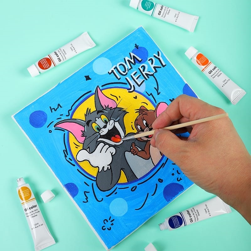 

Beifa Acrylic Paint / Cat Akrilik 12 Warna, Kemasan Kotak 12ml DD127