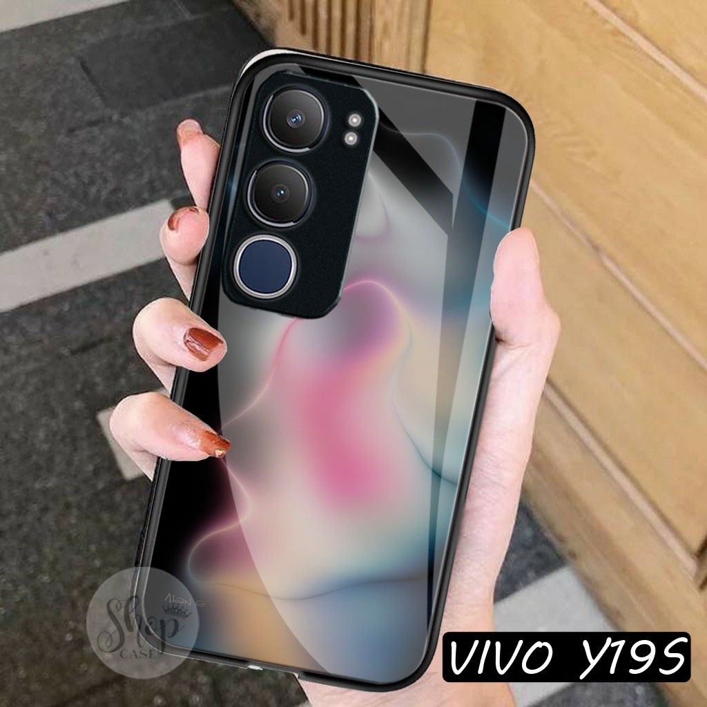 Softcase Glass Vivo y19s case glossy Vivo y19s Case Vivo y19s case Vivo y19s kesing Vivo y19s softca
