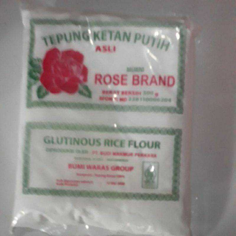 

Tepung ketan putih rose brand 500 gram