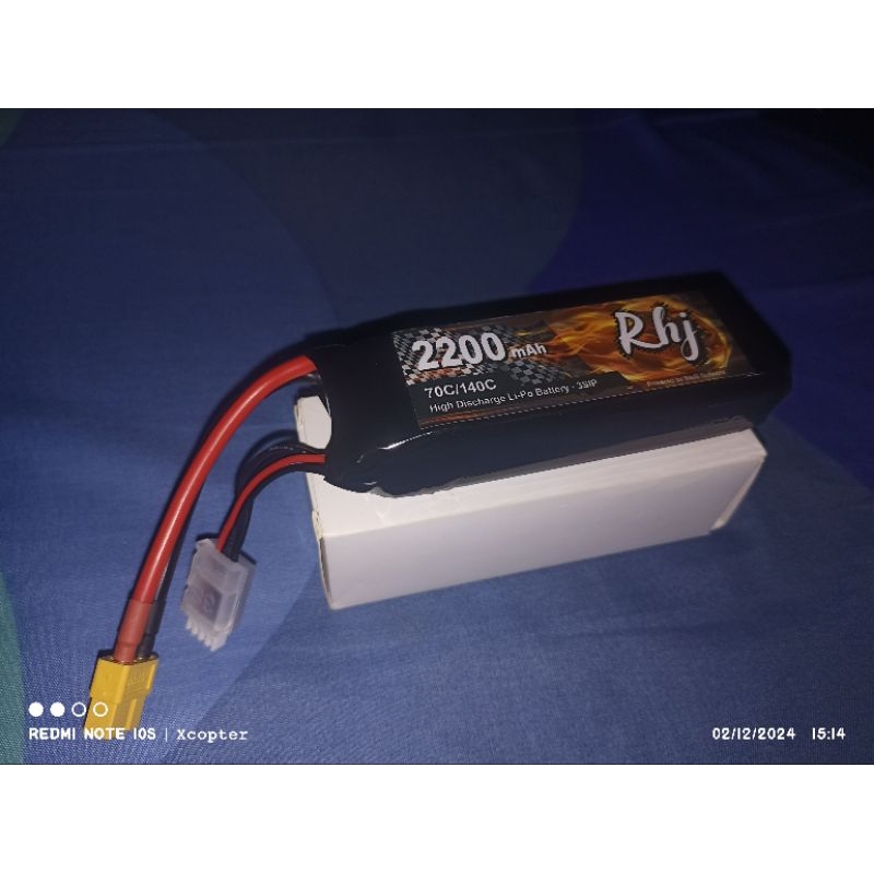 Baterai Lipo RHJ 3S 2200mah 70C