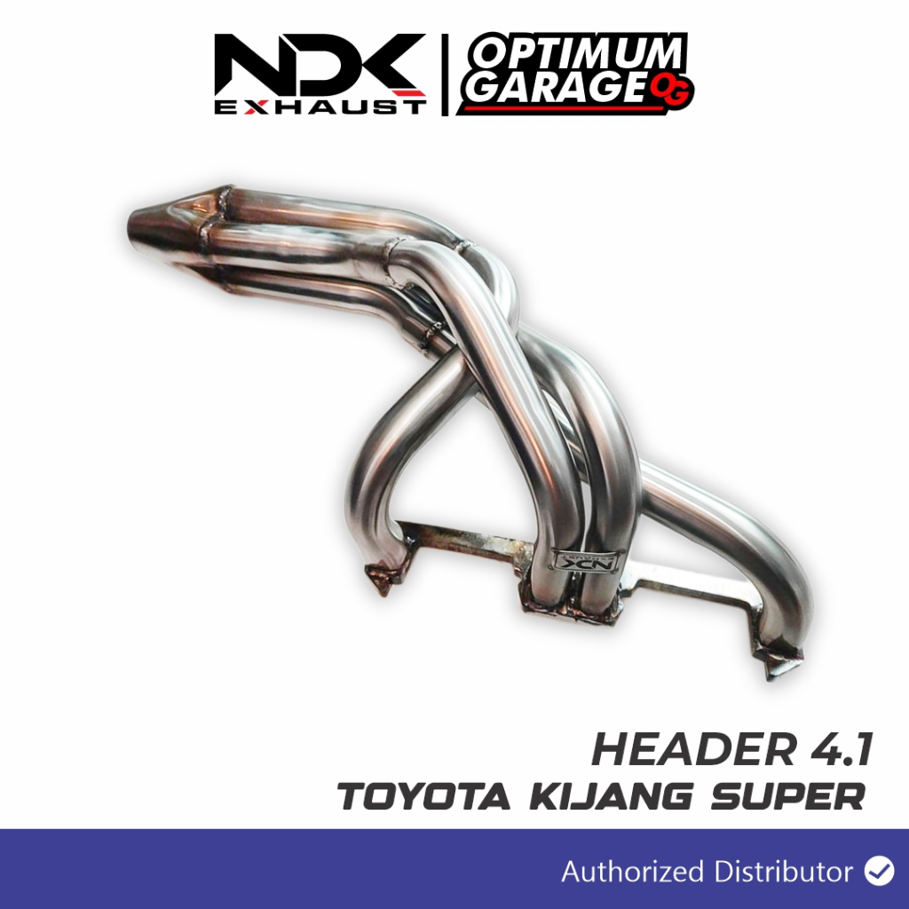KNALPOT MOBIL RACING NDK EXHAUST  HEADER UNTUK MOBIL KIJANG SUPER