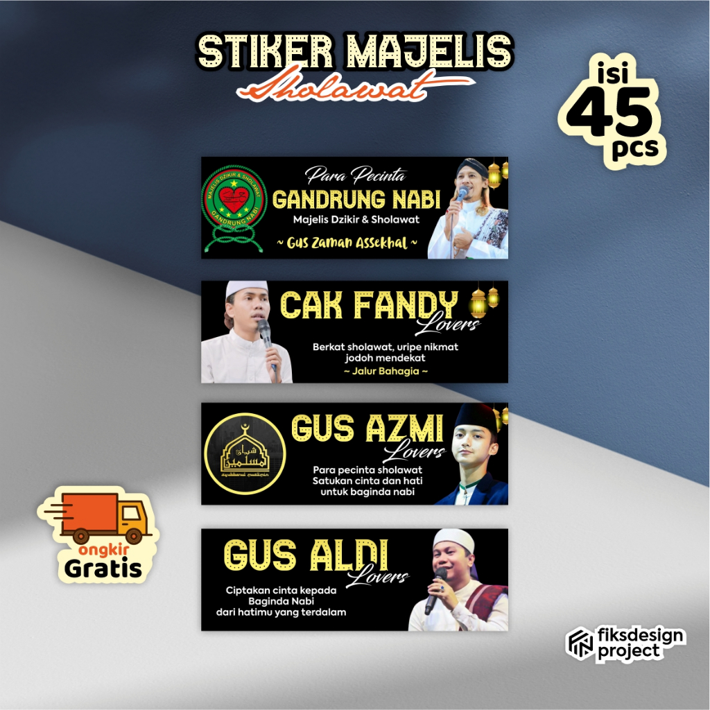 

( Majelis part 2 B ) NEW Stiker Majelis Zahirmania, Syekhermania, Gandrung Nabi, Mafia Sholawat