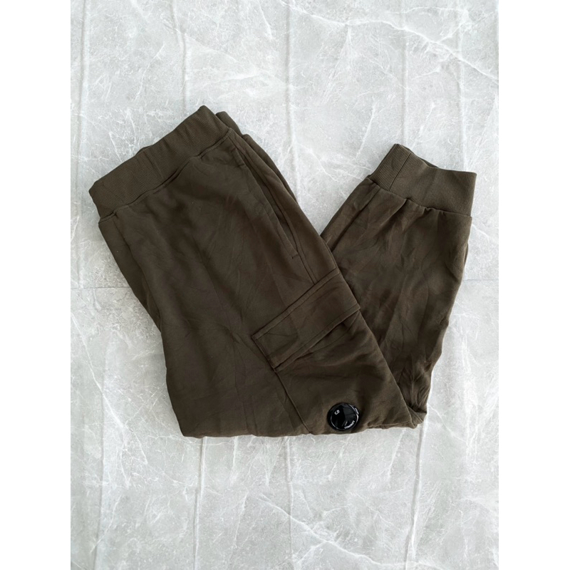 Jogger Pants CP Company Side Pocket Army
