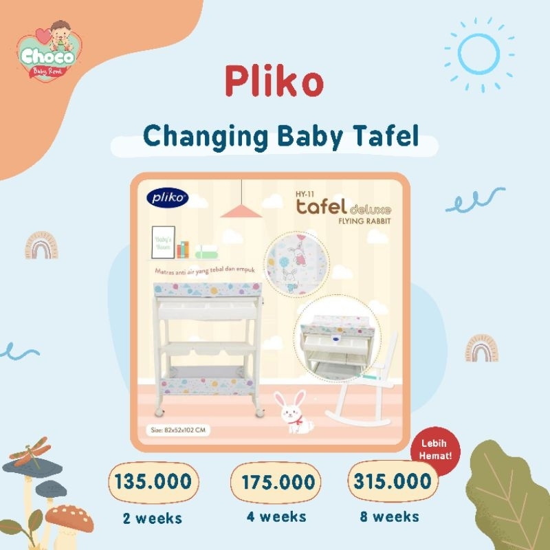 TIDAK DIJUAL, DISEWAKAN PLIKO CHANGING BABY TAFEL