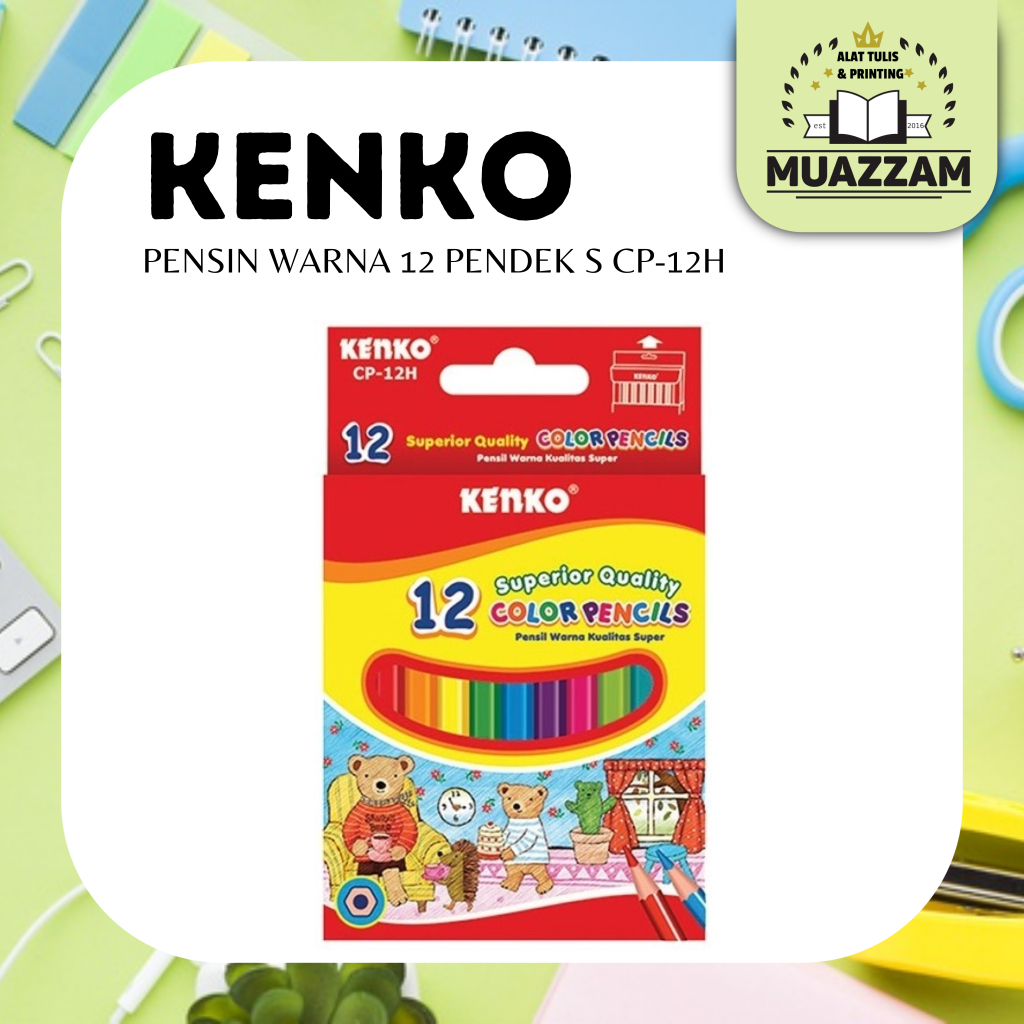 

Kenko Pensil Warna 12 S CP-12H