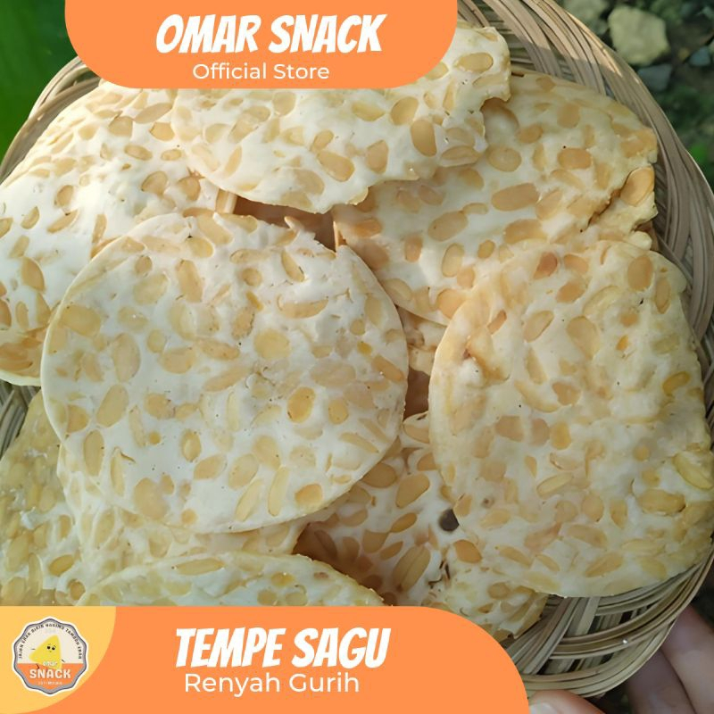 

Keripik Tempe Sagu 1kg Renyah Gurih