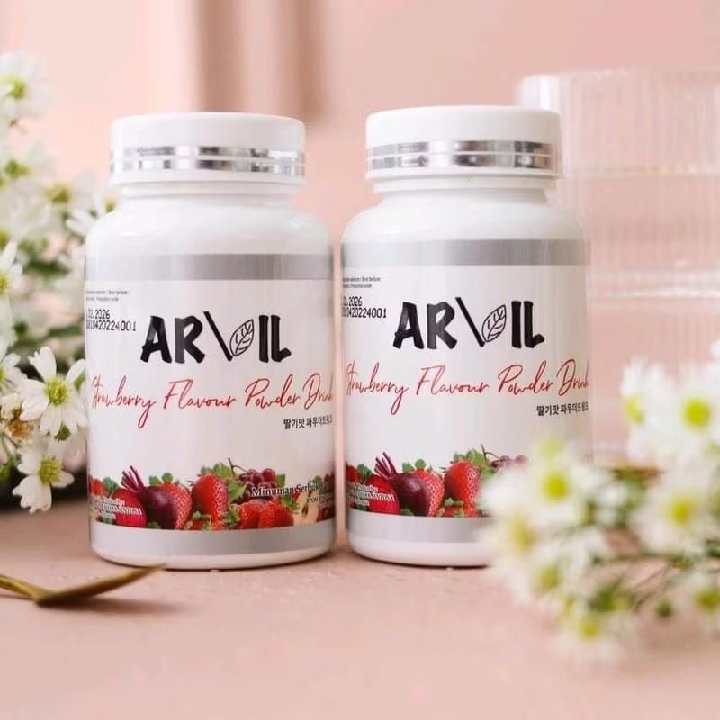 ARVIL GLUTA DRINK (GLUTA ARVIL) INFUS whitening halal aman BPOM