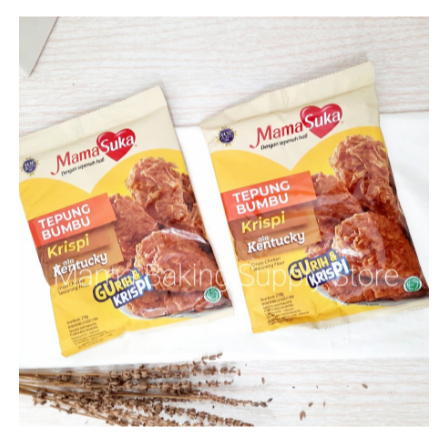 

MAMA SUKA Tepung Bumbu Krispi KENTUCKY Chicken Crispy Flour 210 gr